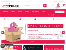 Tablet Screenshot of pinkpouss.com